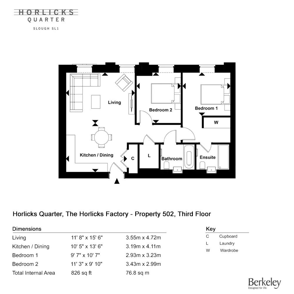 The Horlicks Factory - 2 Bedroom